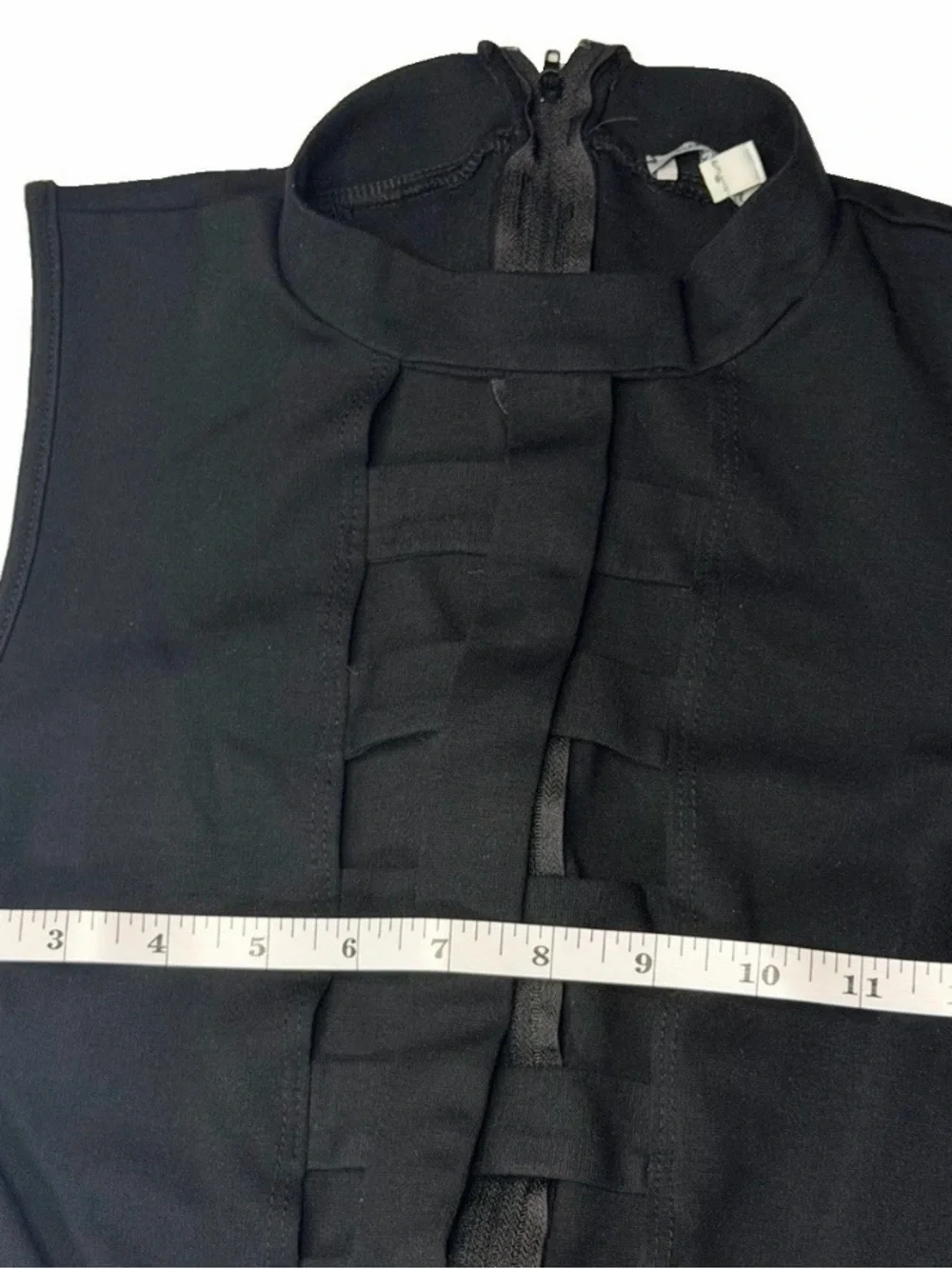 Charlotte Russe Black Bodycon High Neck Sleeveless Open Back Cutout Dress S